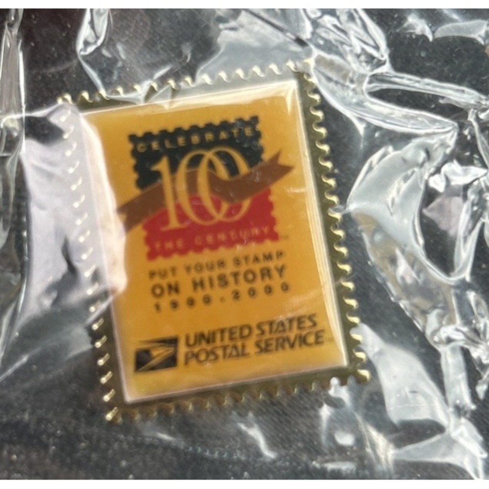 Celebrate 100 The Century US Postal‎ Service Pin Pinback Winco Intl. NEW SEALED